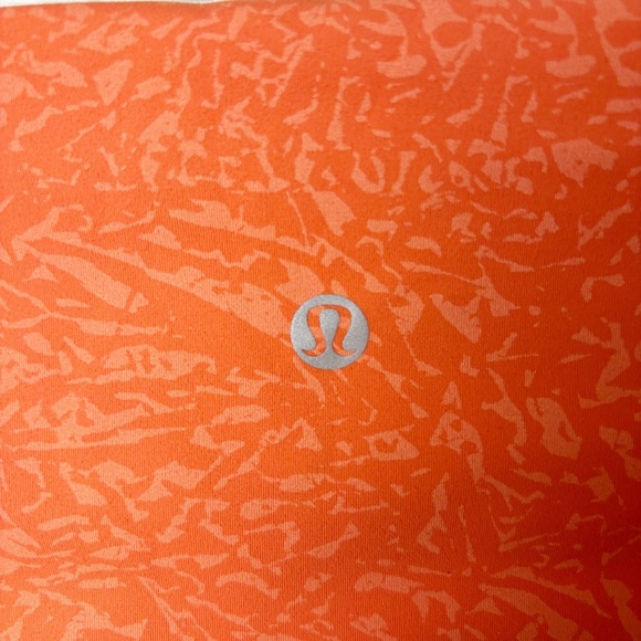 Lululemon Wunder Train High Rise Tight 25” Crunch Warm Coral Crop Leggings 16 - Picture 7 of 9